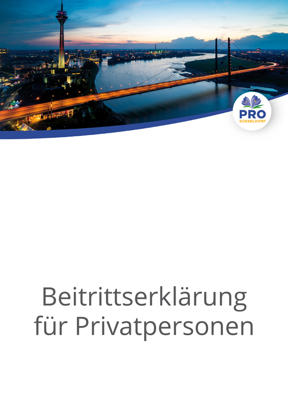 Beitrittserklärung für Privatpersonen