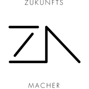 Logo „Zukunftsmacher“ - reduziertes, schwarzes ZM-Signet